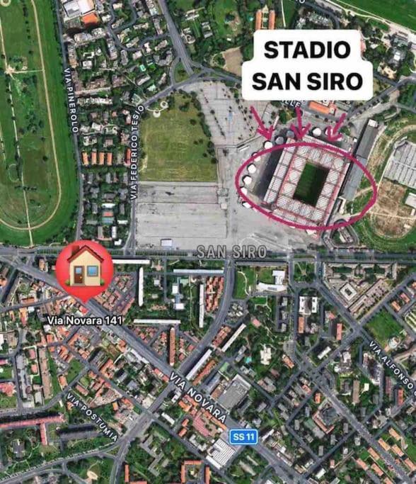 Appartamento A 500 Metri Da San Siro ミラノ エクステリア 写真